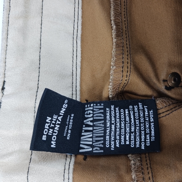 Kuhl Vintage Patina Dye Pants Men’s 34x30 Brown Hiking Outdoor - Picture 11 of 13